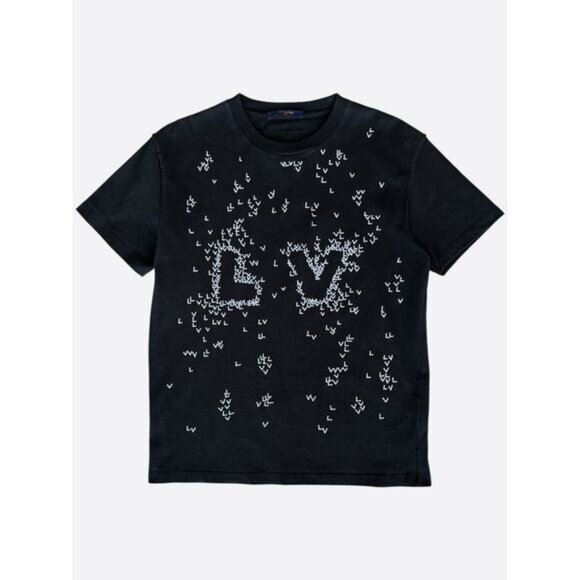 Louis Vuitton Black & White LV Spread T-Shirt - Picture 1 of 8